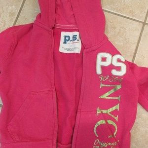 p.s Aeropostale hooded sweatshirt in hot pink
